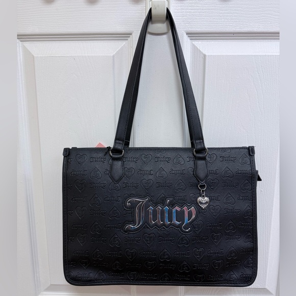 Juicy Couture Handbags - NWT Juicy Couture Upgrade U Tote in Liquorice (Black)